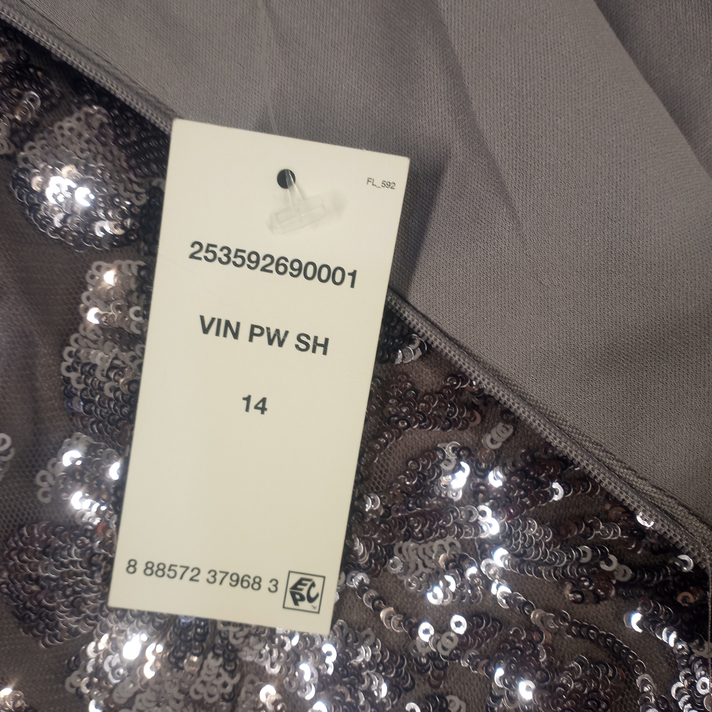 Ralph Lauren Special occasion Sequin Short  Cocktail Sheath Dress NWT Sz 14 - Picture 16 of 16